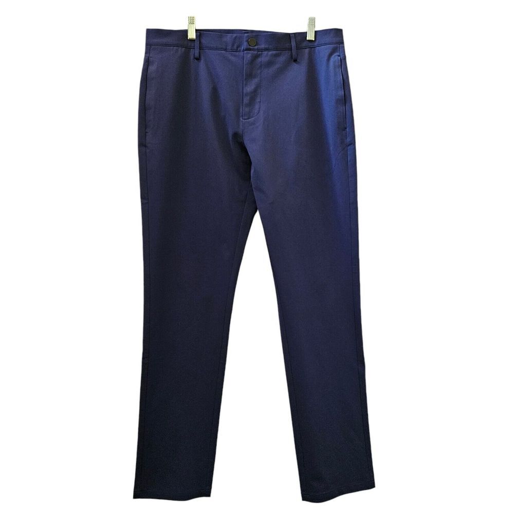 Ministry of Supply Pants Navy Blue Aviator Slim Tapered Golf 34x33 Performance